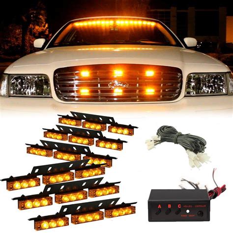 amber emergency lights for vehicles.